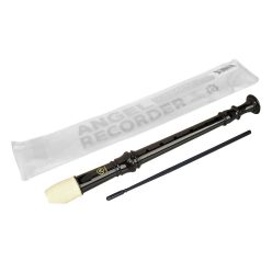   ASRG-220 Angel  soprano recorder, key: C, German system, ABS, 2-piece, 325 mm, black-ivory