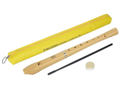 ASRG-350 Angel  soprano recorder, key: C, German system, ABS, 2-piece, 310 mm, natural