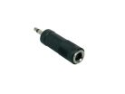 AT-100 Boston  adaptor, 6,3mm jack female mono, 3,5mm jack male mono