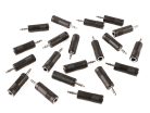 AT-120/20 Boston  adaptor, 6,3mm jack female stereo, 20 pcs bulk pack, 3,5mm jack male stereo