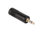 AT-120-G/20 Boston  adaptor, 6,3mm jack female stereo, 20 pcs bulk pack, 3,5mm jack male stereo, gold