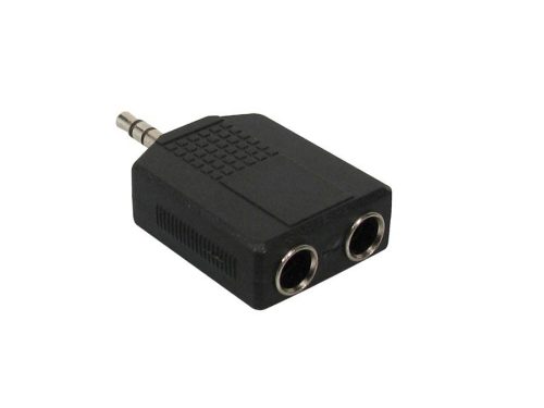 AT-148 Boston  adaptor, 2 x 6,3 jack female stereo, 3,5mm jack male stereo