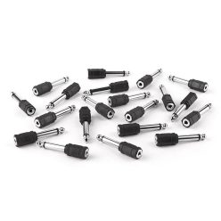   AT-155/20 Boston  adaptor, 3,5mm jack female mono, 20 pcs bulk pack, 6,3mm jack male mono