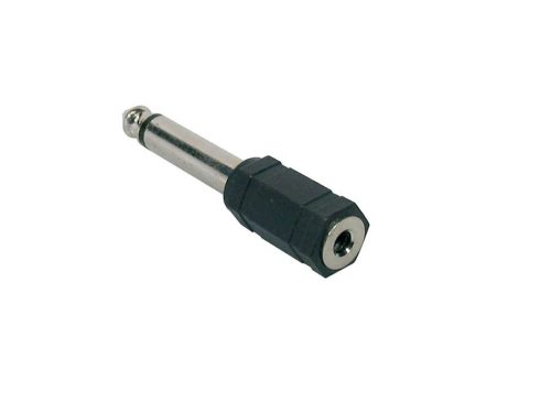 AT-155 Boston  adaptor, 3,5mm jack female mono, 6,3mm jack male mono