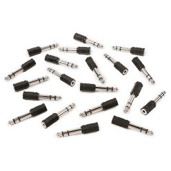   AT-165/20 Boston  adaptor, 3,5mm jack female stereo, 20 pcs bulk pack, 6,3mm jack male stereo