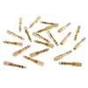 AT-165-G/20 Boston  adaptor, 3,5mm jack female stereo, 20 pcs bulk pack, 6,3mm jack male stereo, gold metal