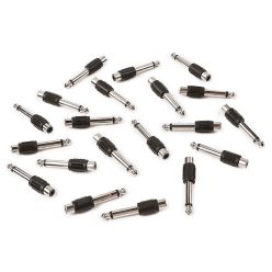   AT-190/20 Boston  adaptor, RCA female, 20 pcs bulk pack, 6,3mm jack male mono