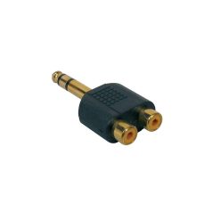   AT-250 Boston  adaptor, 2 x RCA female, 6,3mm jack male stereo