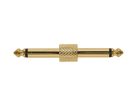 AT-260-G Boston  adaptor, 6,3mm jack male mono, 6,3mm jack male mono, gold metal