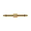 AT-260-G Boston  adaptor, 6,3mm jack male mono, 6,3mm jack male mono, gold metal