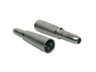 AT-320 Boston  adaptor, XLR male metal, 6,3mm jack female mono