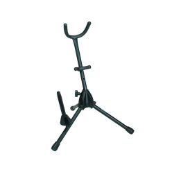   ATSX-52 Boston  saxophone stand, suitable for alto or tenor, black, foldable, with clarinet cone