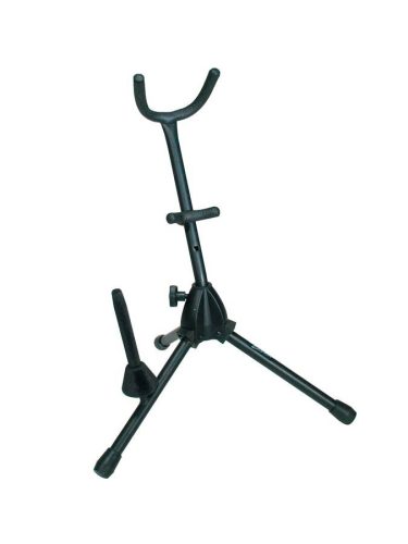 ATSX-52 Boston  saxophone stand, suitable for alto or tenor, black, foldable, with clarinet cone