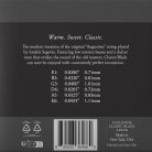 AU-CLBK/3 Augustine Classic Black string set classic, regular tension trebles & light tension basses - 3-PACK