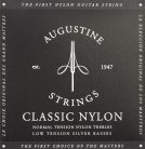 AU-CLBK Augustine Classic Black string set classic, regular tension trebles & light tension basses