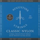 AU-CLBU/3 Augustine Classic Blue string set classic, regular tension trebles & high tension basses - 3-PACK