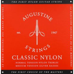   AU-CLRD Augustine Classic Red string set classic, regular tension trebles & medium tension basses