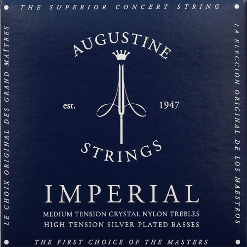 AU-IMBU Augustine Imperial Blue string set classic, medium tension trebles & high tension basses