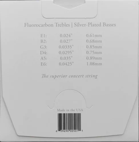 AU-PARD Augustine Paragon string set classic, regular tension fluorocarbon trebles & medium tension basses