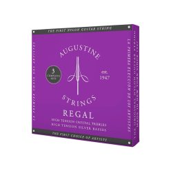   AU-REBU/3 Augustine Regal Blue string set classic, high tension trebles & high tension basses - 3-PACK