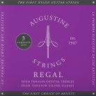 AU-REBU/3 Augustine Regal Blue string set classic, high tension trebles & high tension basses - 3-PACK