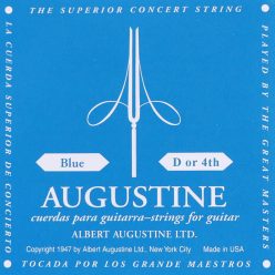   AUBLU-4 Augustine Blue Label D-4 string, silverplated wound nylon, high tension