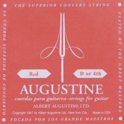   AURED-4 Augustine Red Label D-4 string, silverplated wound nylon, regular tension