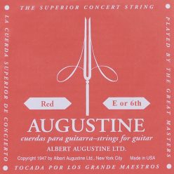   AURED-6 Augustine Red Label E-6 string, silverplated wound nylon, regular tension