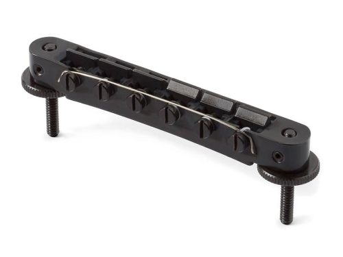 AVR2-BK TonePros  AVR2 tune-o-matic bridge, for USA guitars, black