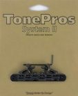 AVR2-BK TonePros  AVR2 tune-o-matic bridge, for USA guitars, black