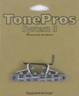 AVR2-CH TonePros  AVR2 tune-o-matic bridge, for USA guitars, chrome