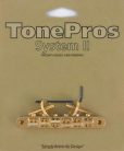 AVR2-G TonePros  AVR2 tune-o-matic bridge, for USA guitars, gold