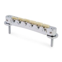   AVR2G-CH TonePros  AVR2G tune-o-matic bridge, for USA guitars, G Formula saddles, chrome