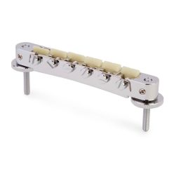   AVR2G-N TonePros  AVR2G tune-o-matic bridge, for USA guitars, G Formula saddles, nickel