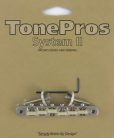 AVR2G-N TonePros  AVR2G tune-o-matic bridge, for USA guitars, G Formula saddles, nickel