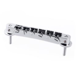   AVR2P-CH TonePros  AVR2P tune-o-matic bridge with pre-notched saddles, for USA guitars, chrome