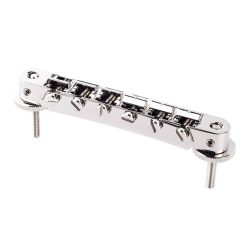   AVR2P-N TonePros  AVR2P tune-o-matic bridge with pre-notched saddles, for USA guitars, nickel