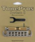 AVT2G-N TonePros  AVT2G wraparound bridge, for USA guitars, nickel