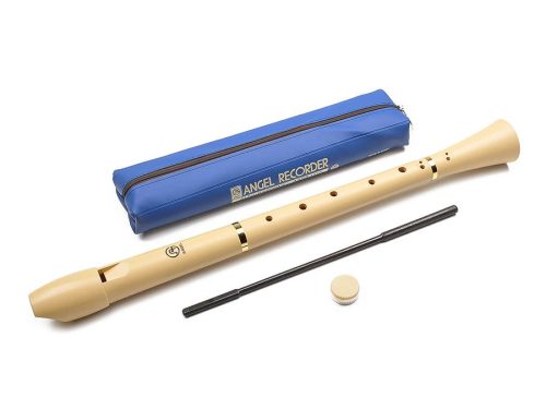 AWR-AR-B Angel  alto recorder, key: F, ABS, 3-piece, 467 mm, natural, Baroque system