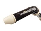 AWR-BN-B Angel  bass recorder,(ABRB-1501B) key F, Baroque system, ABS, 3-piece, 980 mm, black-ivory