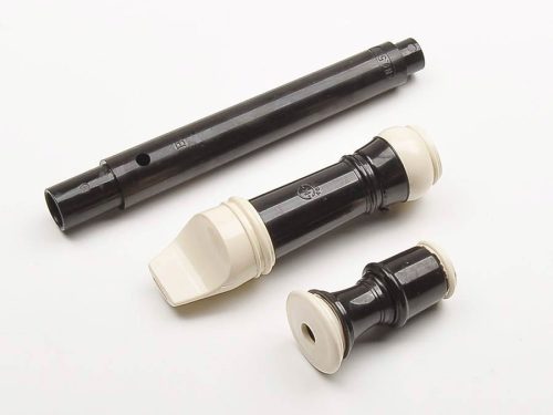 Angel AWR-SNN-B Сопранино блокфлейта (ASNRB-501N) – тоналност: F, барокова система, ABS, 3 части, 245 мм, черно-слонова кост, с PVC калъф, пръчка за почистване и грес