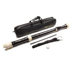   AWR-TN-B Angel  tenor recorder (ATRB-401-T), key: C, ABS, 3-piece, 640 mm, black-ivory, Baroque system