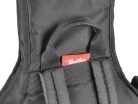 B-15-BG Boston Super Packer gig bag for electric bass guitar, 15 mm. padding, multiple pockets, black and grey