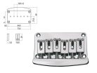 B-1580-C Boston  bridge-tailpiece, Stallion, pitch 10,5mm, strings through body, chrome