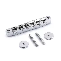   B-160-C Boston  bridge for e-guitar, tune-o-matic, ABR-1, stud spacing 73,5mm, stud diam 4,mm, chrome