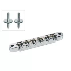   B-160-N Boston  bridge for e-guitar, tune-o-matic, ABR-1, stud spacing 73,5mm, stud diam 4 mm, nickel