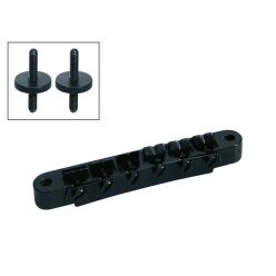   B-161-B Boston  bridge for e-guitar, tune-o-matic, stud spacing 74,0mm, stud diam 4,0mm, black