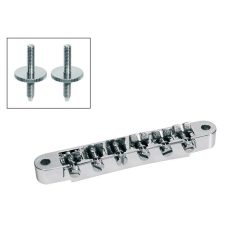   B-161-C Boston  bridge for e-guitar, tune-o-matic, stud spacing 74,0mm, stud diam 4,0mm, chrome