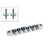 B-161-C Boston  bridge for e-guitar, tune-o-matic, stud spacing 74,0mm, stud diam 4,0mm, chrome