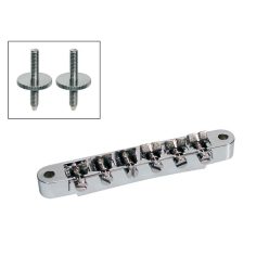   B-161-N Boston  bridge for e-guitar, tune-o-matic, stud spacing 74,0mm, stud diam 4,0mm, nickel